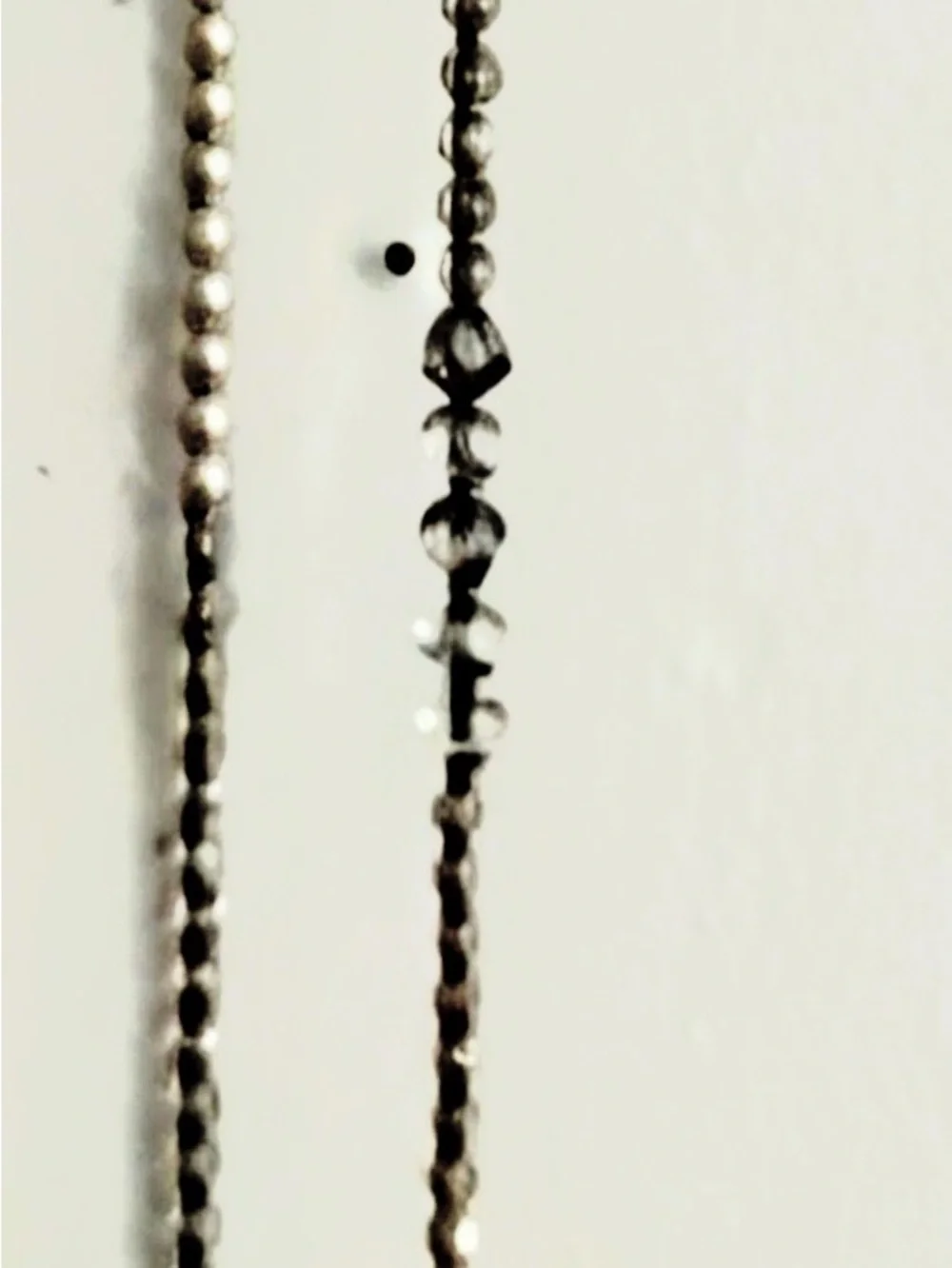 LOFT Pearl and Smoky Bead Strand Necklace
